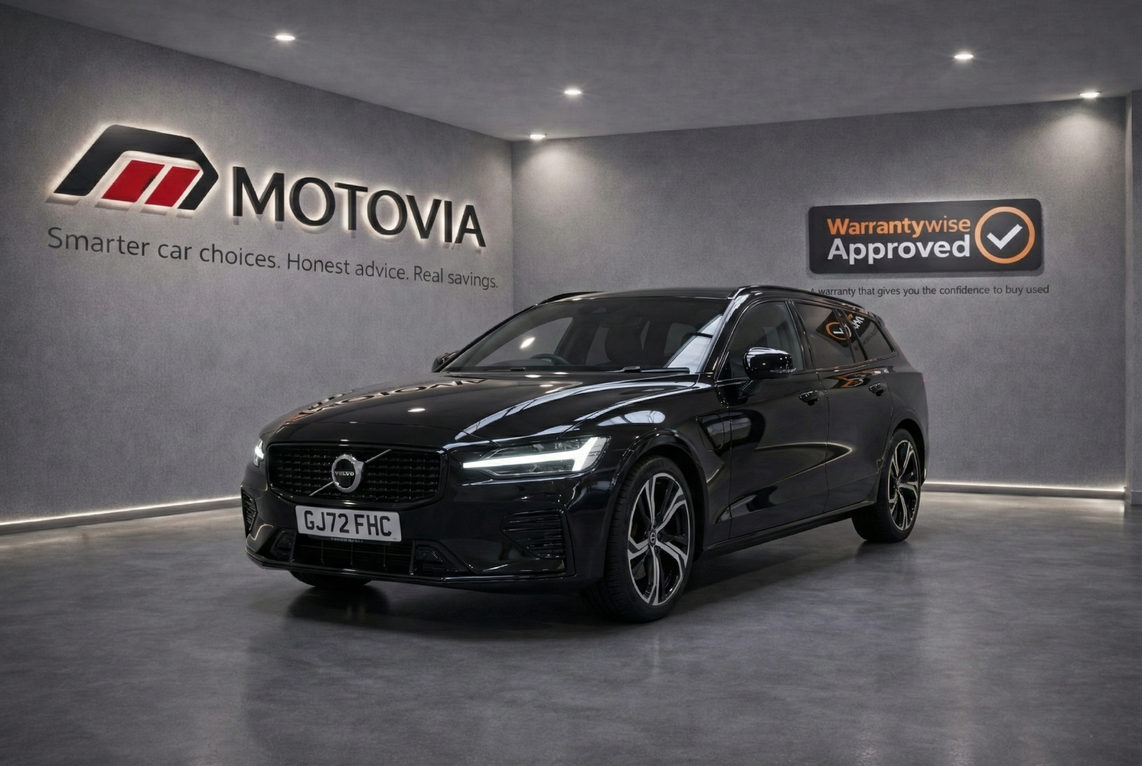 Volvo V60 2.0h T6 Recharge 18.8kWh Plus Dark Estate 5dr Petrol Plug-in Hybrid Auto AWD Euro 6 (s/s) (350 ps)